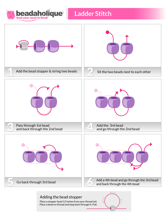 Ladder Stitch Bead Weaving Patterns