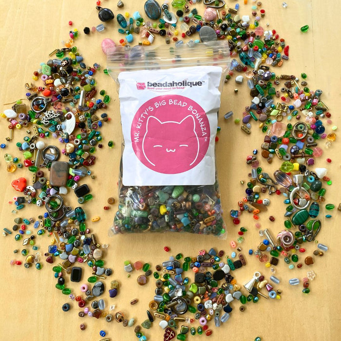 ENDED 12 Giveaways of Christmas: Giveaway & Flash Sale #5 - A Mr. Kitty's Big Bead Bonanza Beads Mix to 5 Different Winners!