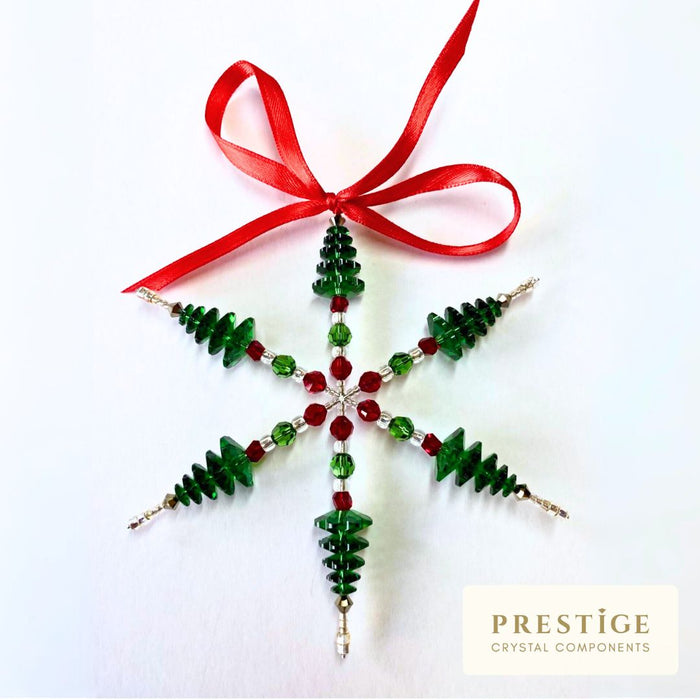 PRESTIGE Crystal Design Inspiration - Beaded Crystal Snowflakes