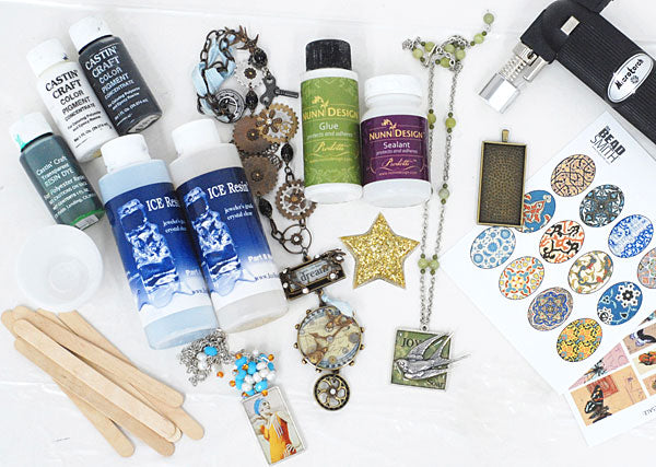 Resin 101: Tips and Tricks for Creating Resin Mixed Media Jewelry