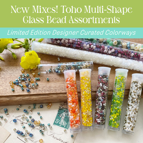 New Limited Edition Toho Multi-Shape Glass Bead Mix Assortments