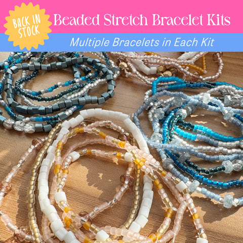 Back in Stock! Serendipity Stretch Bracelet Kits - Classic & Encore Styles with New Colorways