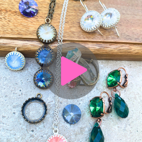 How to Make Jewelry with Bezel Settings and PRESTIGE Crystal Fancy Stones