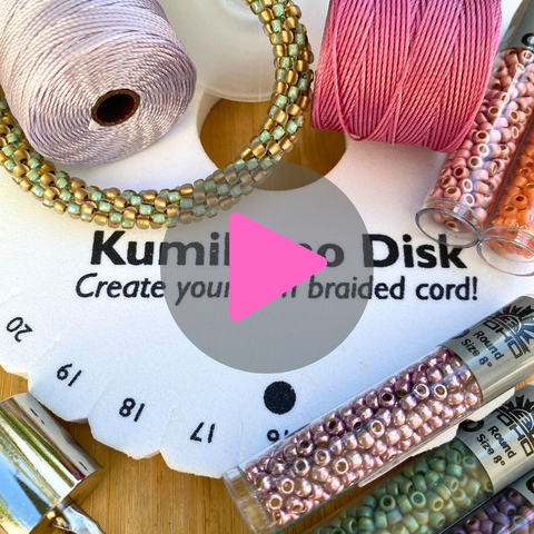 How to Make a Beaded Kumihimo Bracelet
