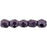 Czech Fire-Polish 2mm ColorTrends: Saturated Metallic Tawny Port (50pcs)