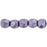 Czech Fire-Polish 2mm ColorTrends: Saturated Metallic Ballet Slipper (50pcs)
