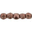 Czech Fire-Polish 2mm ColorTrends: Saturated Metallic Butterum (50pcs)