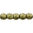 Czech Fire-Polish 2mm ColorTrends: Saturated Metallic Golden Lime (50pcs)