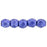 Czech Fire-Polish 2mm ColorTrends: Saturated Metallic Super Violet (50pcs)