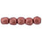 Czech Fire-Polish 2mm ColorTrends: Saturated Metallic Cherry Tomato (50pcs)