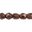 Czech Fire-Polish 2mm ColorTrends: Saturated Metallic Chicory Coffee (50pcs)
