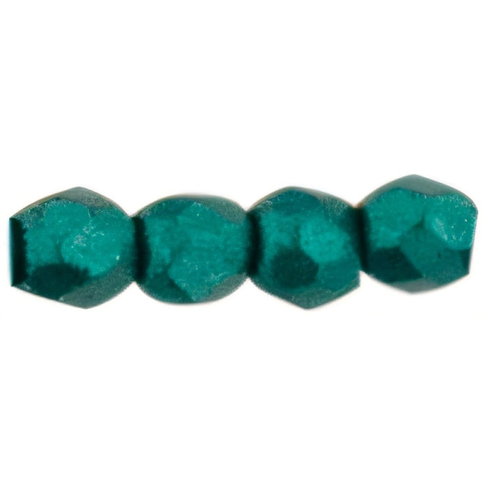 Czech Fire-Polish 2mm ColorTrends: Saturated Metallic Forest Biome (50pcs)