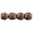 Czech Firepolish 2mm ColorTrends: Sueded Gold Ash Rose (50pcs)
