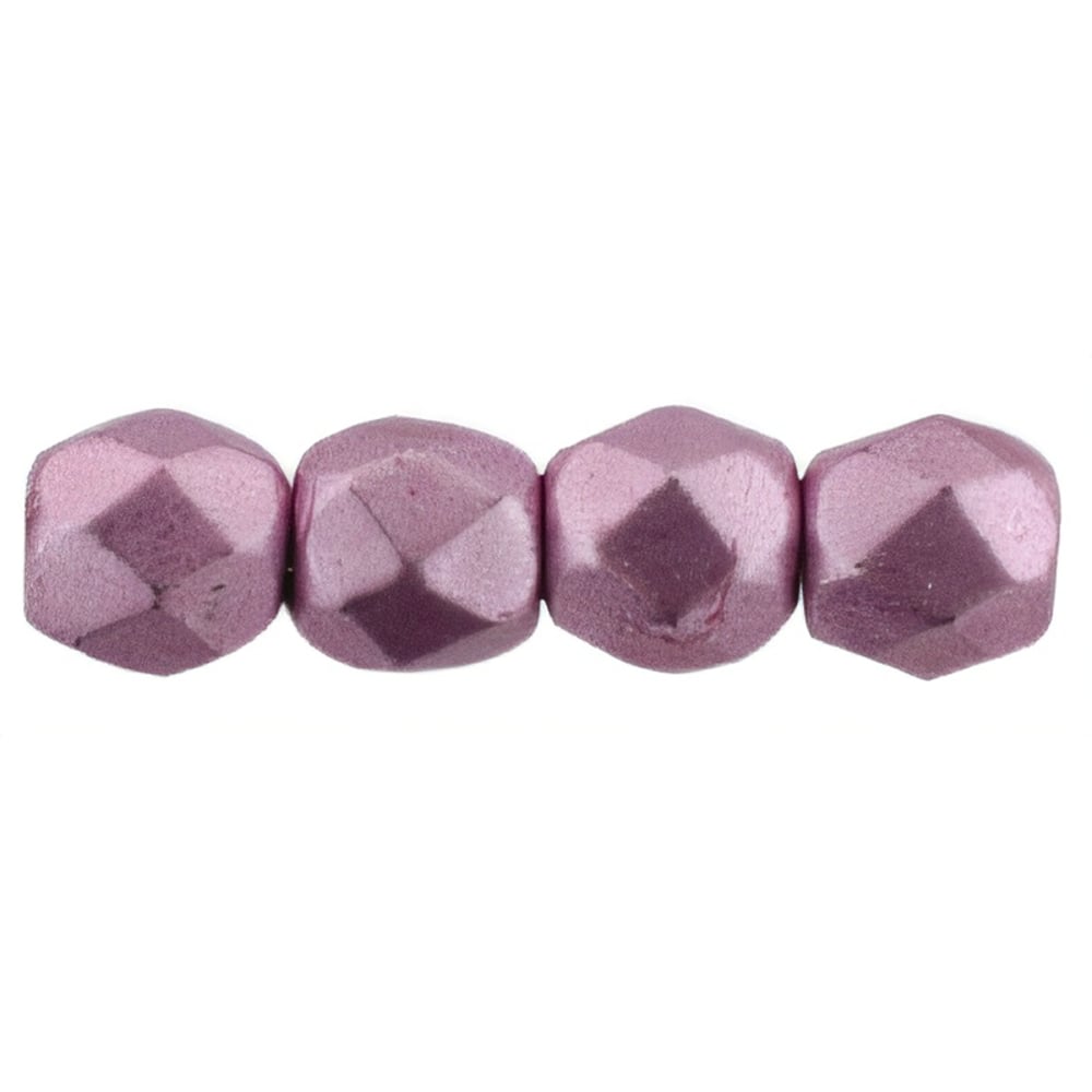Czech Firepolish 2mm ColorTrends: Sueded Gold Orchid (50pcs)