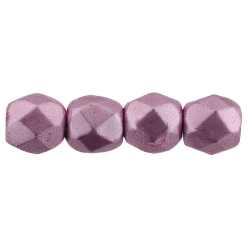 Czech Firepolish 2mm ColorTrends: Sueded Gold Orchid (50pcs)