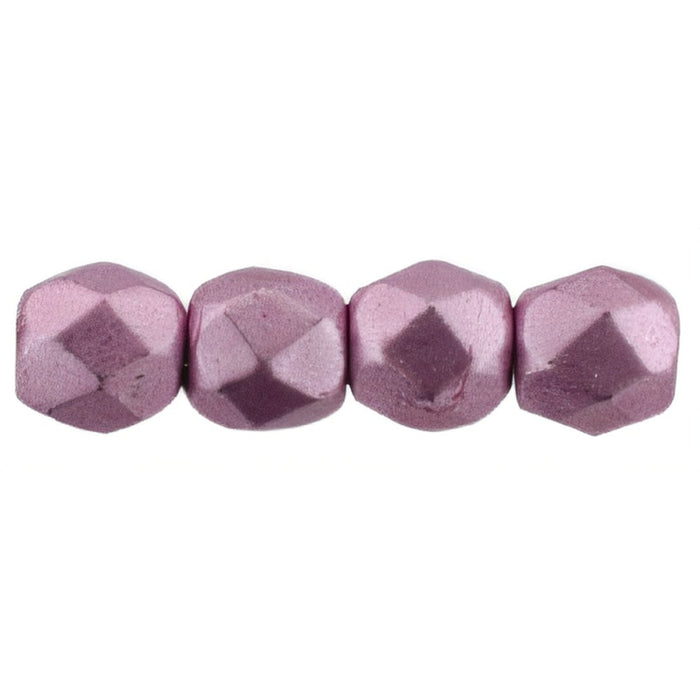 Czech Firepolish 2mm ColorTrends: Sueded Gold Orchid (50pcs)