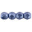 Czech Firepolish 2mm ColorTrends: Sueded Gold Provence (50pcs)