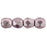 Czech Firepolish 2mm ColorTrends: Sueded Gold Blackened Pearl (50pcs)