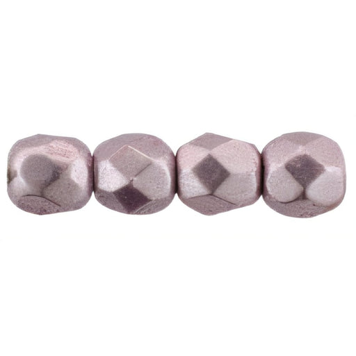 Czech Firepolish 2mm ColorTrends: Sueded Gold Blackened Pearl (50pcs)
