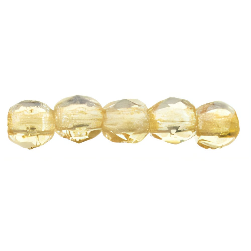 Czech Fire-Polish 2mm Luster - Transparent Champagne (50pcs)