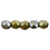 Czech Fire-Polish 2mm Iris - Brown (50pcs)