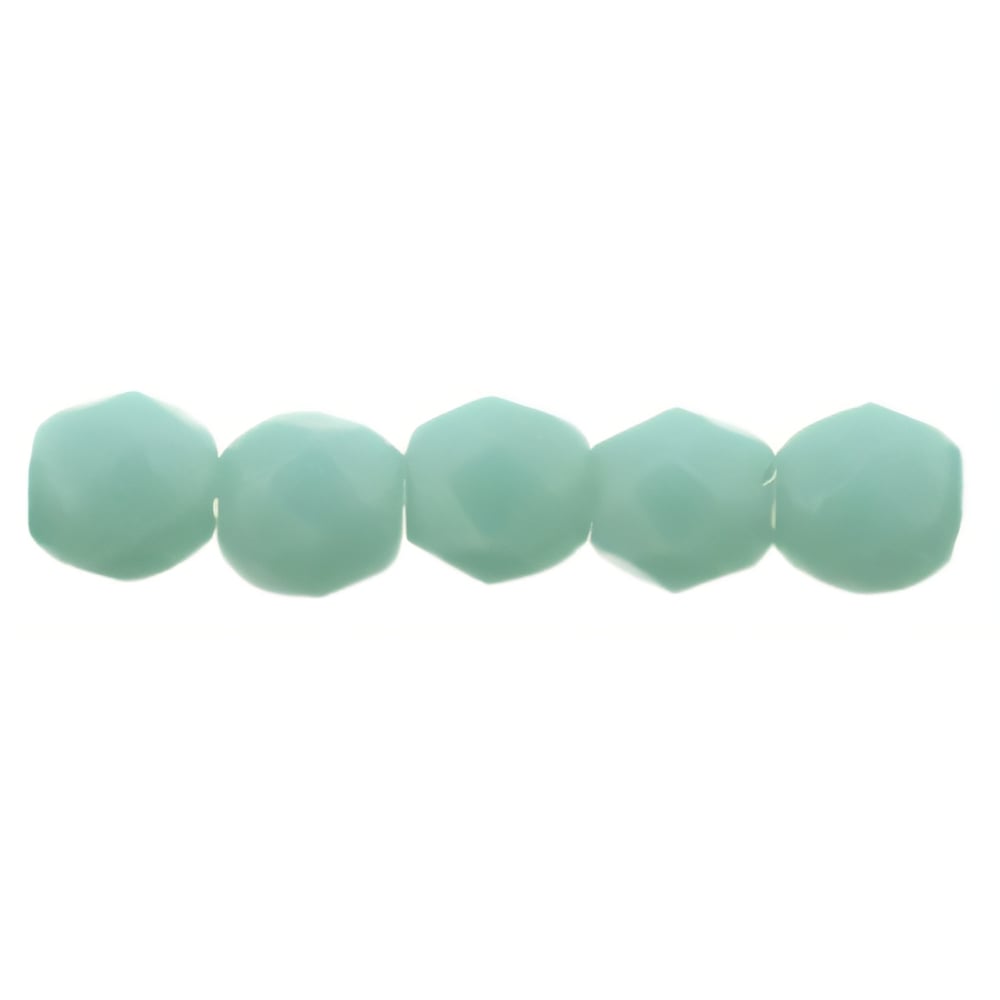 Czech Fire-Polish 2mm Turquoise (50pcs)
