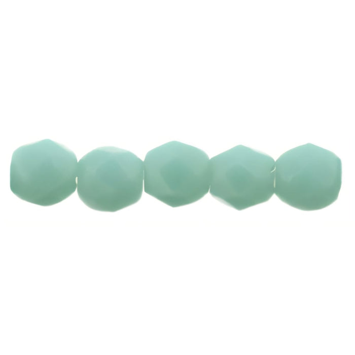 Czech Fire-Polish 2mm Turquoise (50pcs)