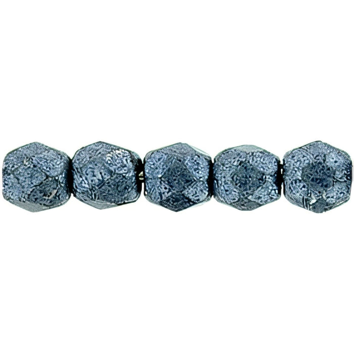 Czech Fire-Polish 2mm ColorTrends: Saturated Metallic Niagara (50pcs)