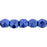 Czech Fire-Polish 2mm ColorTrends: Saturated Metallic Lapis Blue (50pcs)