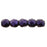 Czech Fire-Polish 2mm Metallic Suede - Purple (50pcs)