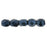 Czech Fire-Polish 2mm Metallic Suede - Dk Blue (50pcs)