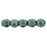 Czech Fire-Polish 2mm Metallic Suede - Lt Green (50pcs)
