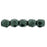 Czech Fire-Polish 2mm Metallic Suede - Dk Forest (50pcs)