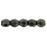 Czech Fire-Polish 2mm Metallic Suede - Dk Green (50pcs)