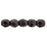 Czech Fire-Polish 2mm Metallic Suede - Dk Plum (50pcs)