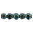 Czech Fire-Polish 2mm Polychrome - Aqua Teal (50pcs)