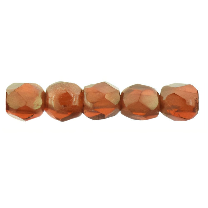 Czech Fire-Polish 2mm Bronze – Hyacinth  (50pcs)