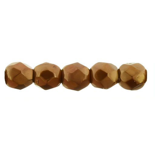 Czech Fire-Polish 2mm Patina - Copper Bronze (50pcs)