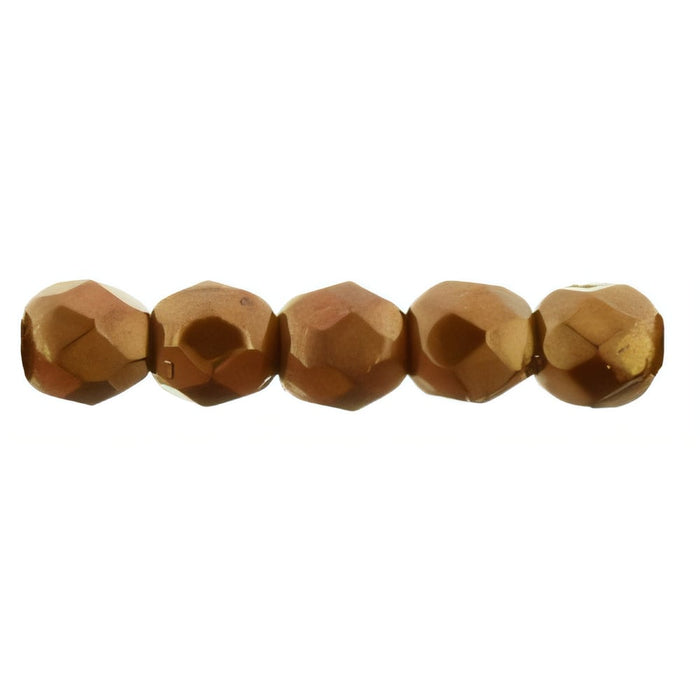 Czech Fire-Polish 2mm Patina - Copper Bronze (50pcs)