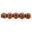 Czech Fire-Polish 2mm Matte - Metallic Antique Copper (50pcs)