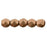 Czech Fire-Polish 2mm Matte - Metallic Bronze Copper (50pcs)