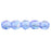 Czech Fire-Polish 2mm Luster Iris - Sapphire (50pcs)
