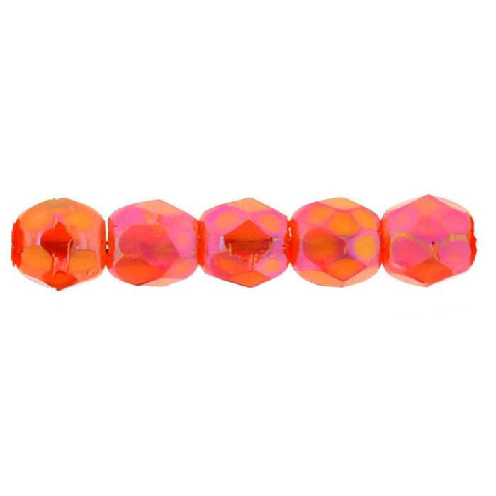 Czech Fire-Polish 2mm Luster Iris - Hyacinth (50pcs)