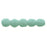 Czech Fire-Polish 2mm Matte - Turquoise (50pcs)