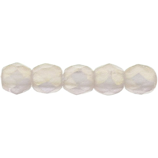 Czech Fire-Polish 2mm Sueded Gold Med Amethyst (50pcs)