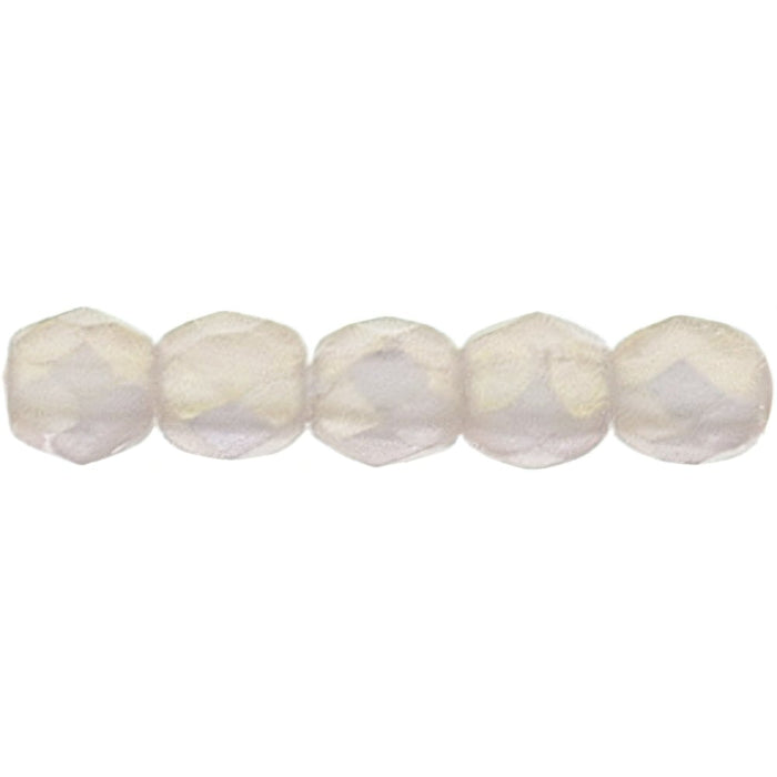 Czech Fire-Polish 2mm Sueded Gold Med Amethyst (50pcs)