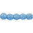 Czech Fire-Polish 2mm Sueded Gold Capri Blue (50pcs)