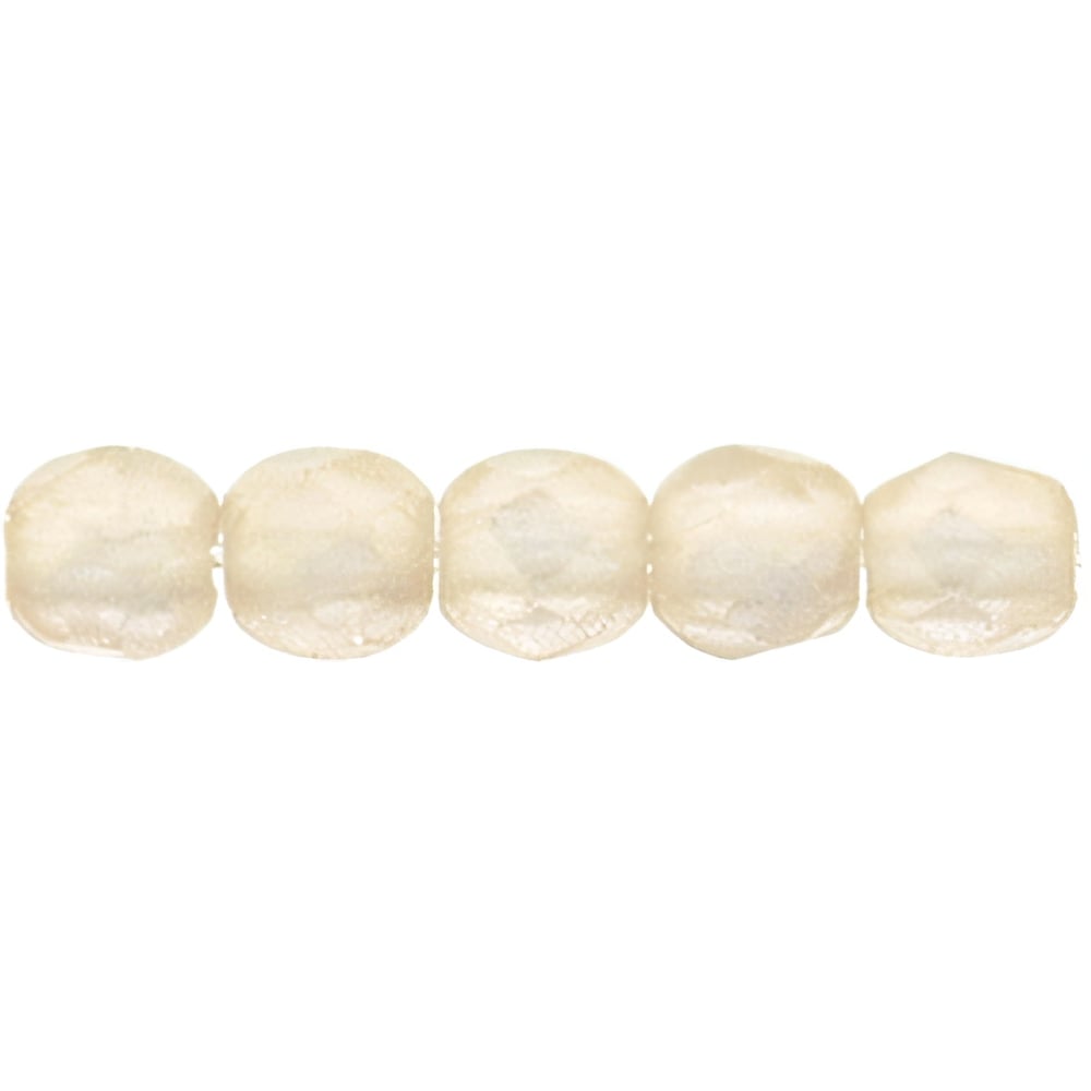 Czech Fire-Polish 2mm Sueded Gold Rosaline (50pcs)