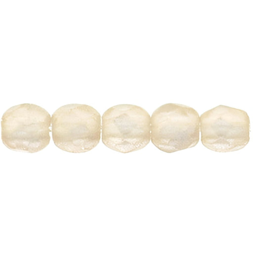 Czech Fire-Polish 2mm Sueded Gold Rosaline (50pcs)