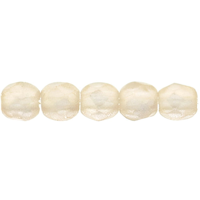 Czech Fire-Polish 2mm Sueded Gold Rosaline (50pcs)